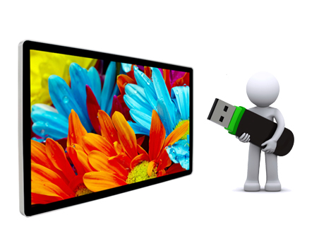 液晶廣告機不能識別移動硬盤怎么辦？